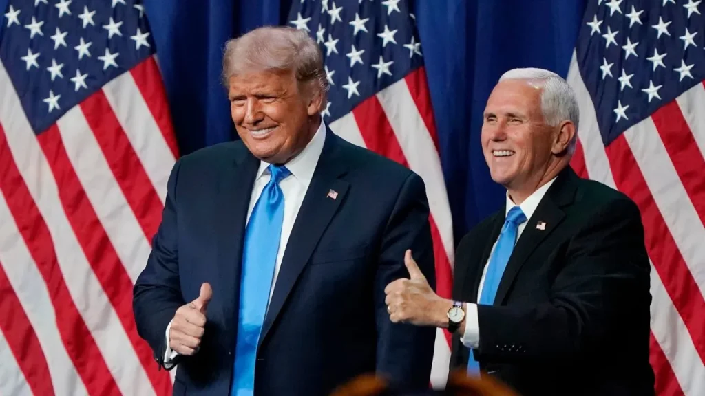 mike pence with trump